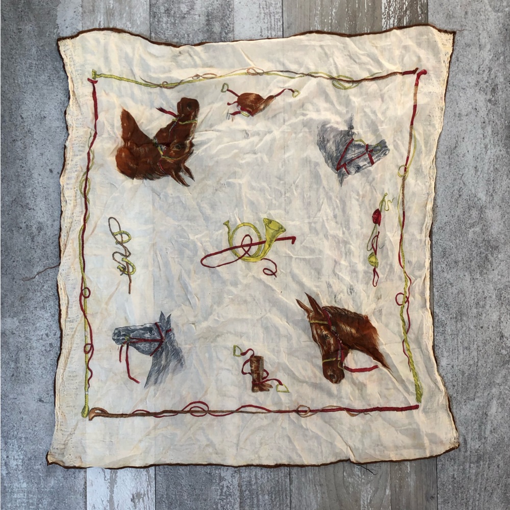 🌼Vintage Equestrian Neck Scarf🌼